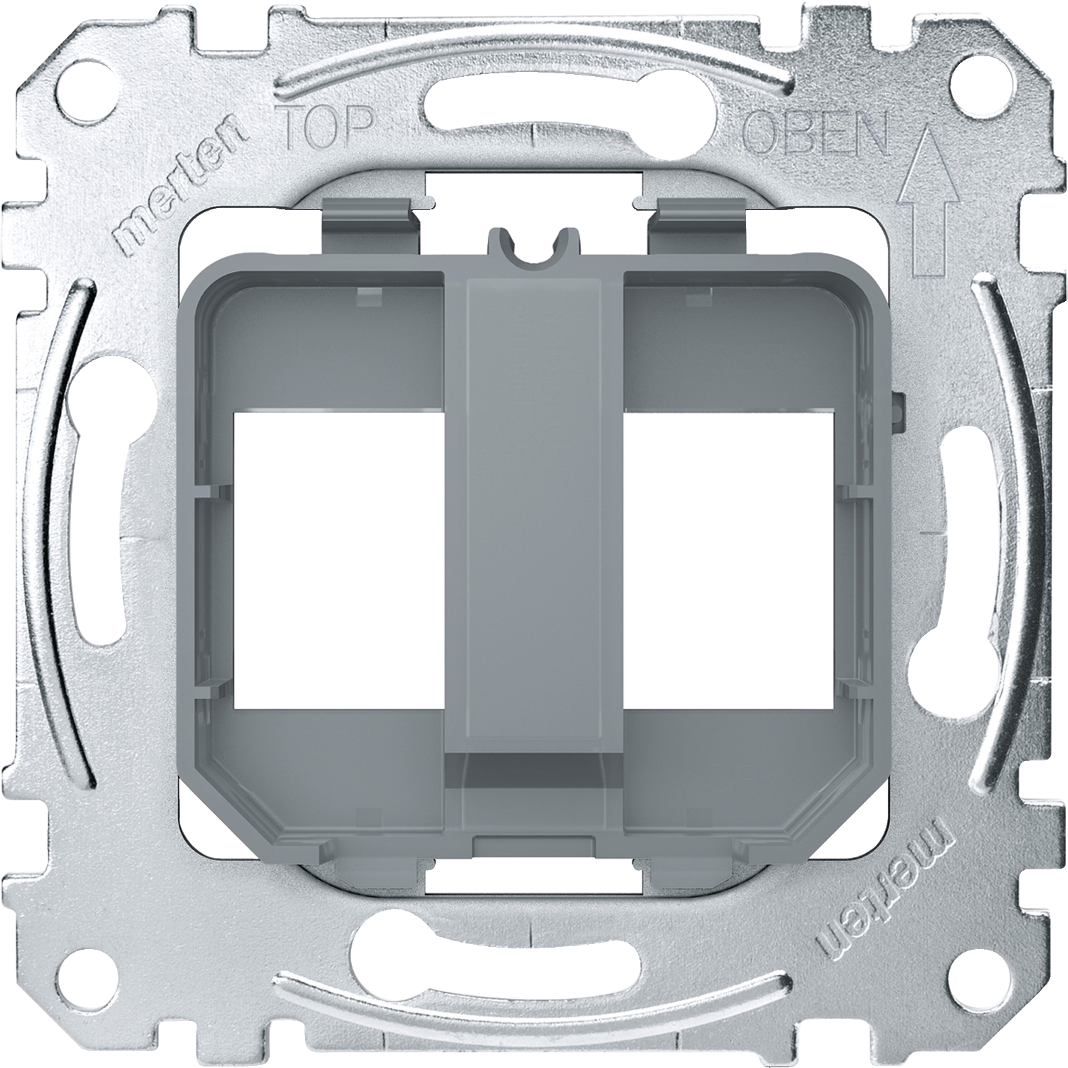 Merten MEG4566-0080 Tragplatte transparent für Steckverbinder