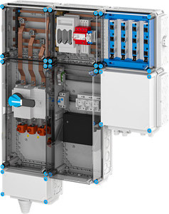 Hensel Mi EV 22kW 4001 Ladeverteiler f.4 Ladep. a 22kW