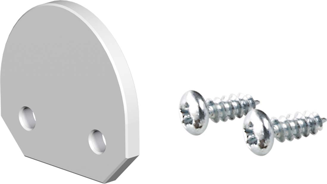 EVN Lichttechnik APRE EAP Alu-End-Abschlussplatte mit 2 Schrauben